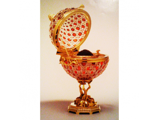 Икорница "Czar Alexander" Faberge