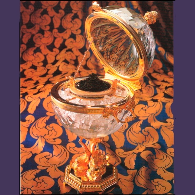 Икорница "Czar Alexander" Faberge