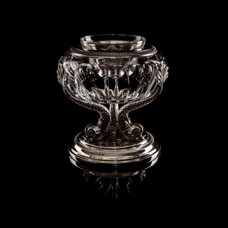 Икорница "Дельфин" Tsar Faberge