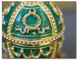 Яйцо "Бутон розы" Faberge
