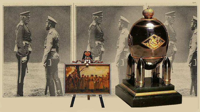 Яйцо "Военное" Faberge