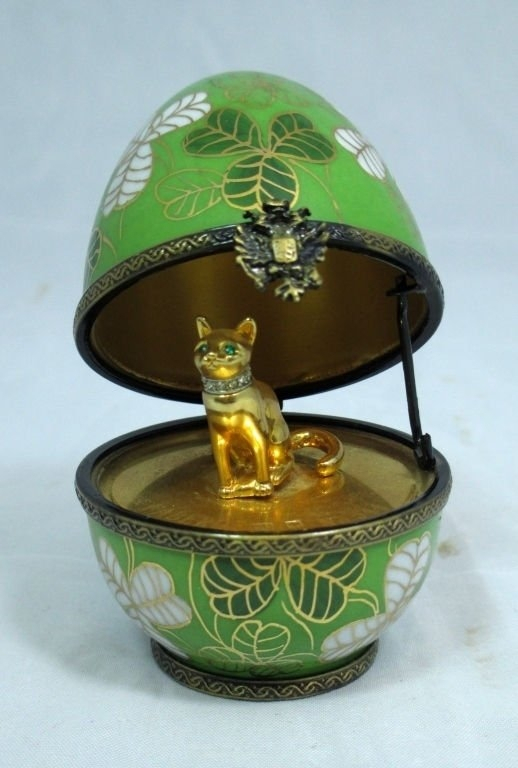 Яйцо "Кошка" Faberge