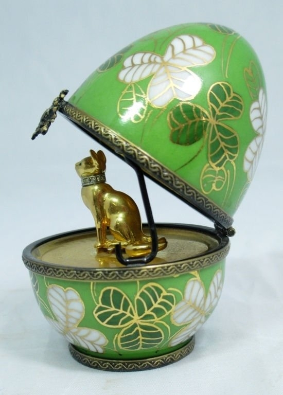 Яйцо "Кошка" Faberge