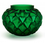 Ваза для цветов зелёная большая "Languedoc" Lalique