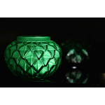 Ваза для цветов зелёная большая "Languedoc" Lalique