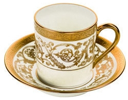 Чашка чайная с блюдцем Orangerie Gold Christofle