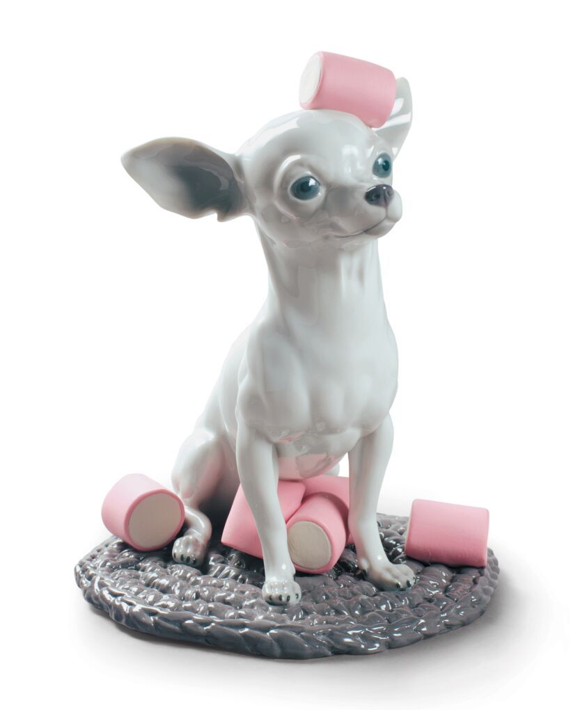 Статуэтка собака "Чихуахуа с зефиром" Lladro