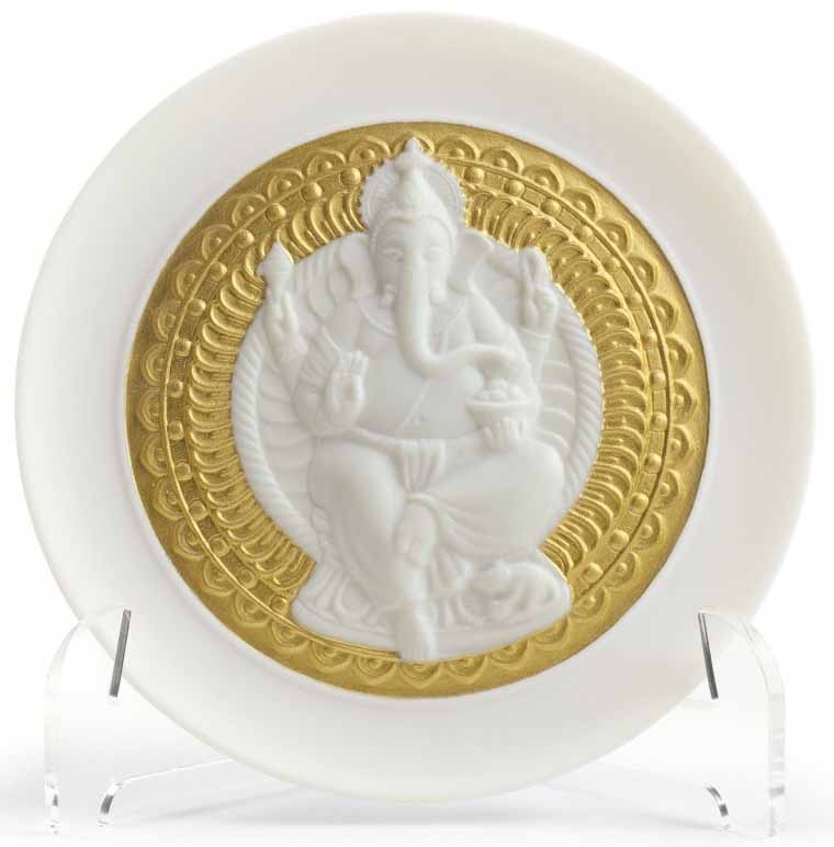 Тарелка с Богом Ганешей Lladro