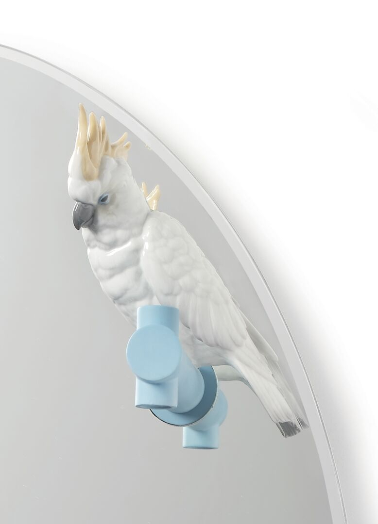 Зеркало "Блестящий попугай" Lladro
