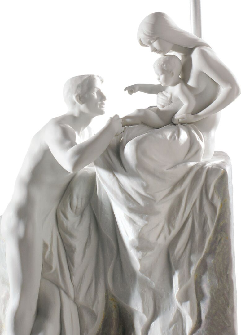 Лампа настольная "Семья" Lladro