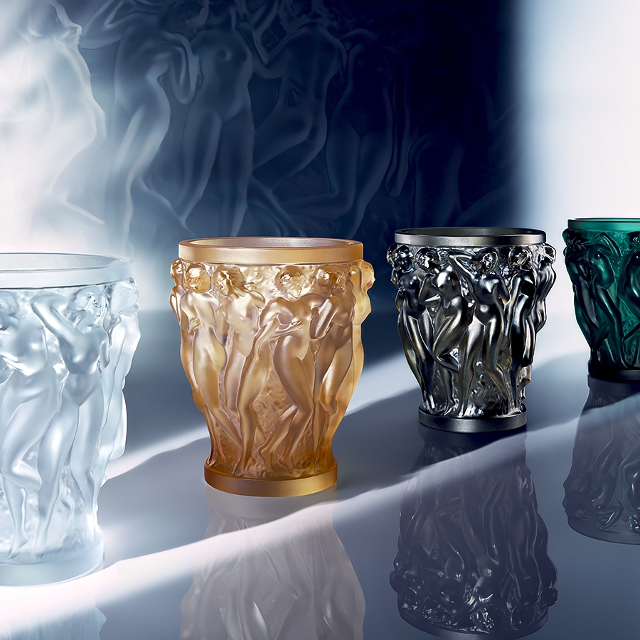 Ваза для цветов бронзовая "Bacchantes" Lalique