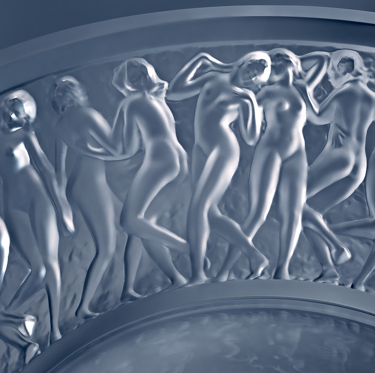 Ваза для фруктов "Bacchantes" Lalique