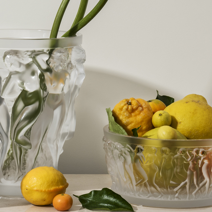 Ваза для фруктов "Bacchantes" Lalique