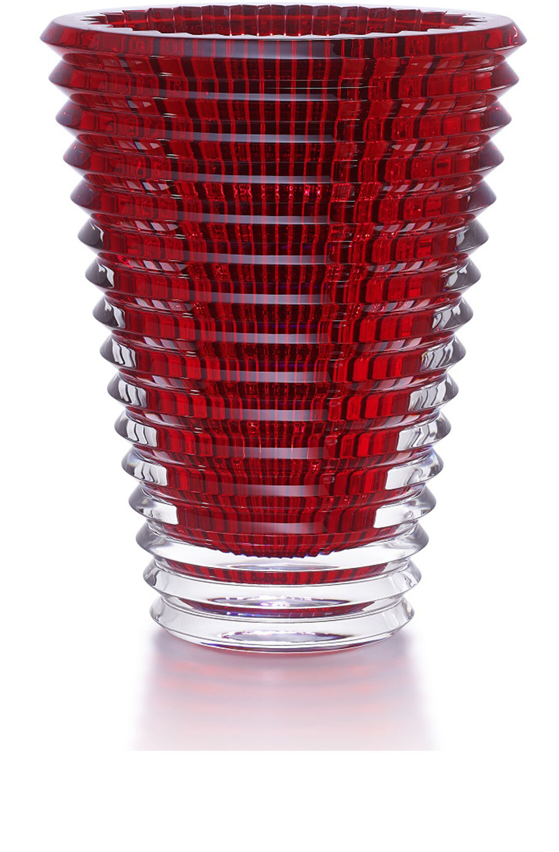 Ваза для цветов красная "Eye" Baccarat