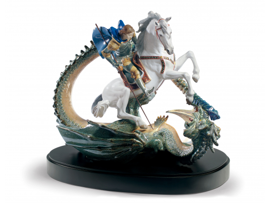 Статуэтка "Святой Георгий и дракон" Lladro