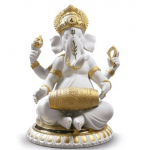 Статуэтка "Мридангам Ганеша (Золотой Ре-Деко)" Lladro