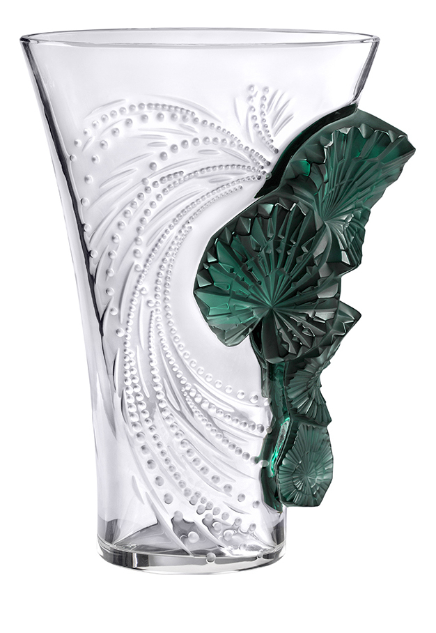 Ваза для цветов "Пальмовая ветвь" Lalique