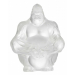 Статуэтка "Горилла" прозрачная Lalique