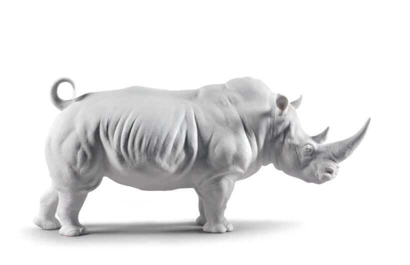 Статуэтка "Носорог (matte)" Lladro