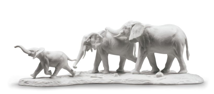 Статуэтка "Мы следуем за тобой (белый)" Lladro