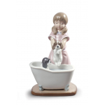 Статуэтка "Купание щенка" Lladro
