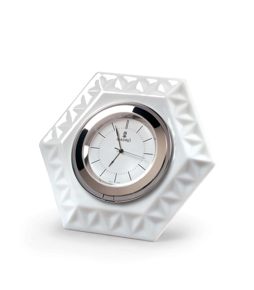 Часы "Frame hexagonal clock" Lladro
