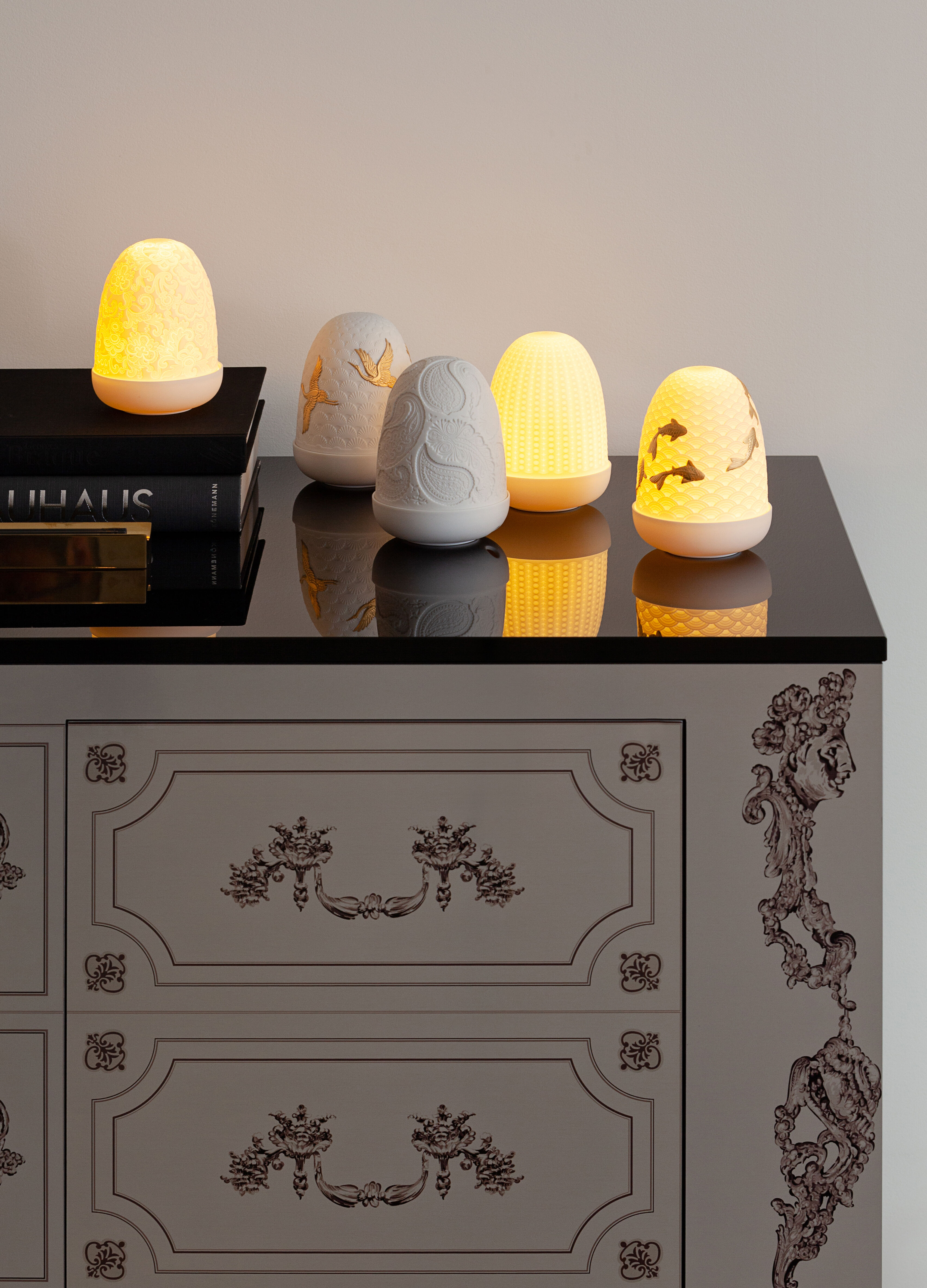 Лампа настольная "Lace dome lamp" Lladro