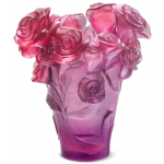 Ваза для цветов "Rose Passion" красно-фиолетовая (h=17) Daum