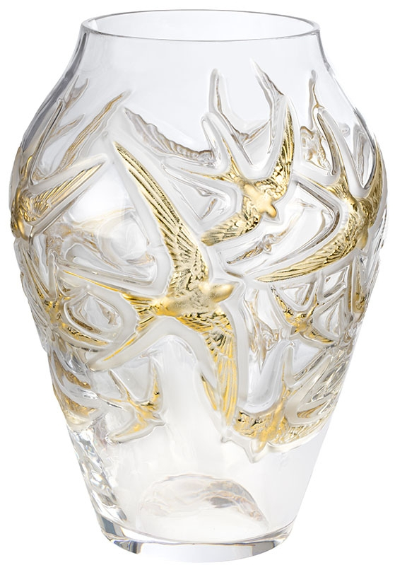 Ваза для цветов "Hirondelles" Lalique