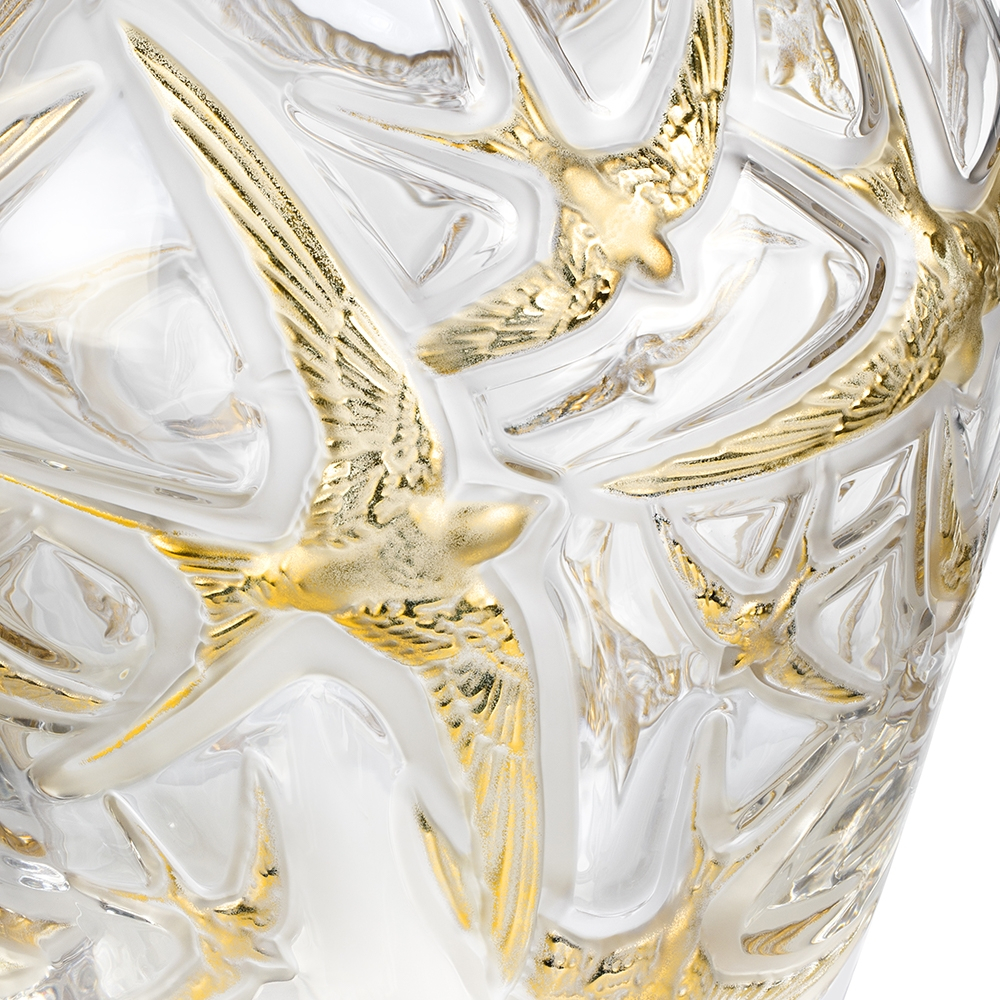 Ваза для цветов "Hirondelles" Lalique
