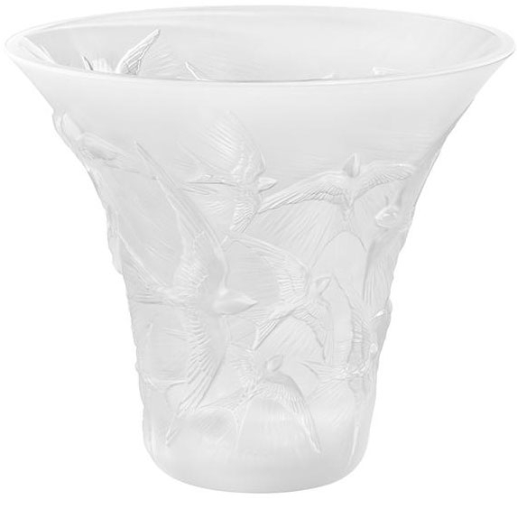 Ваза для цветов "Hirondelles" Lalique