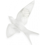 Настенная статуэтка Ласточка "Hirondelles" прозрачная Lalique