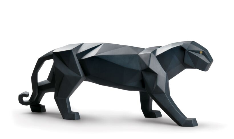 Статуэтка "Пантера" (black matte) Lladro