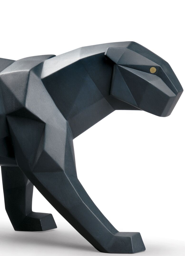 Статуэтка "Пантера" (black matte) Lladro