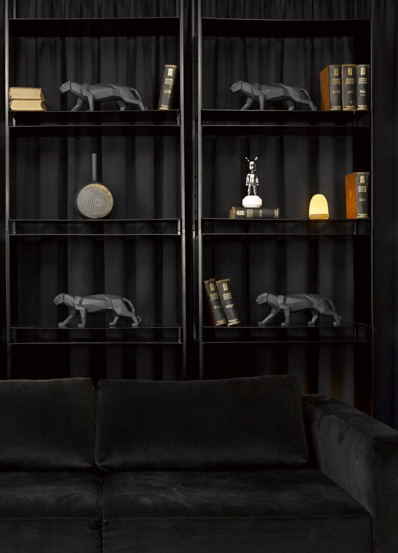 Статуэтка "Пантера" (black matte) Lladro