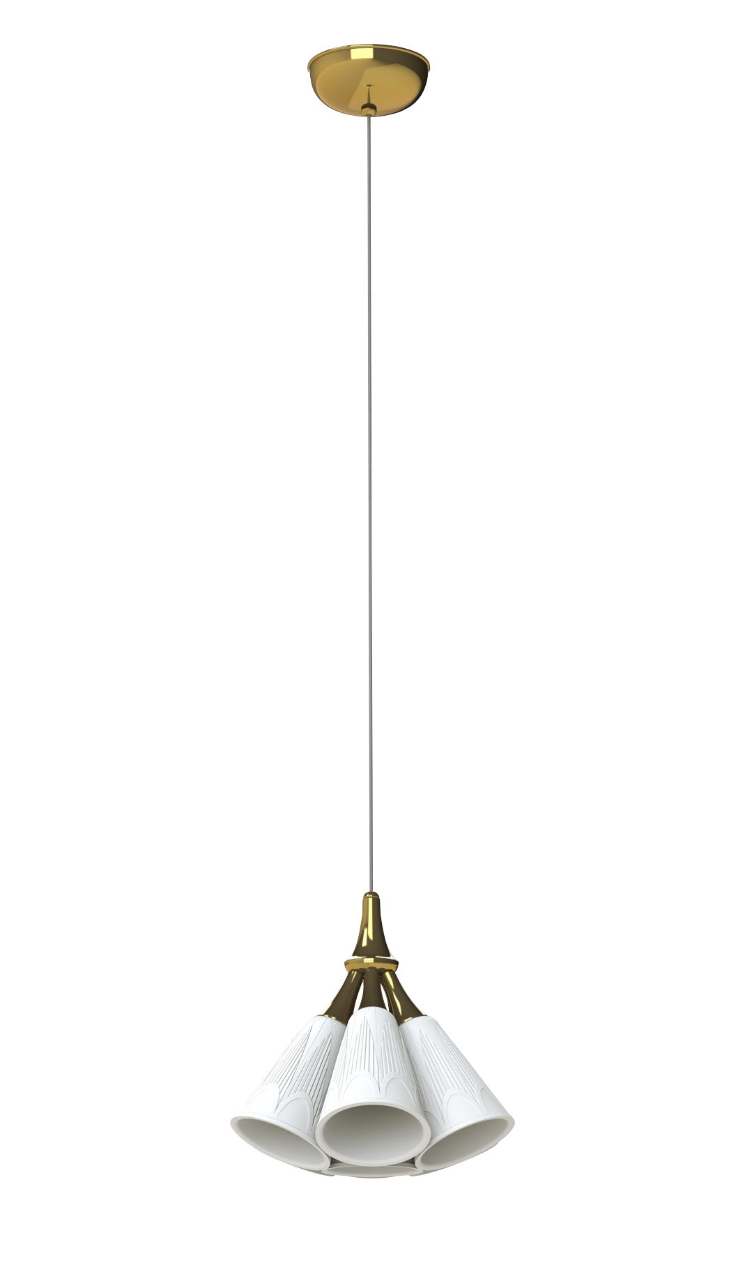 Лампа подвесная "Jamz Hanging Lamp. Gold" Lladro
