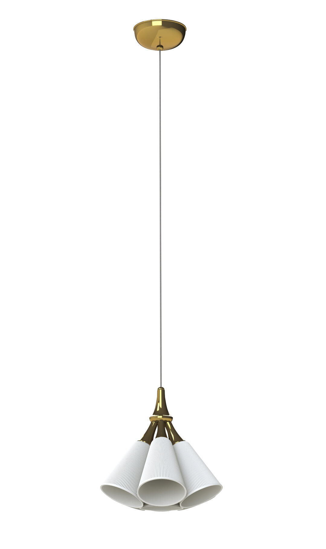 Лампа подвесная "Jamz Hanging Lamp. Gold" Lladro
