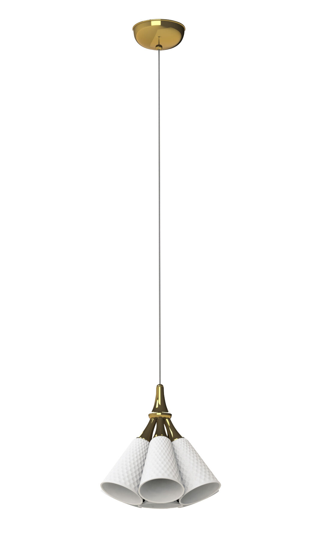 Лампа подвесная "Jamz Hanging Lamp. Gold" Lladro