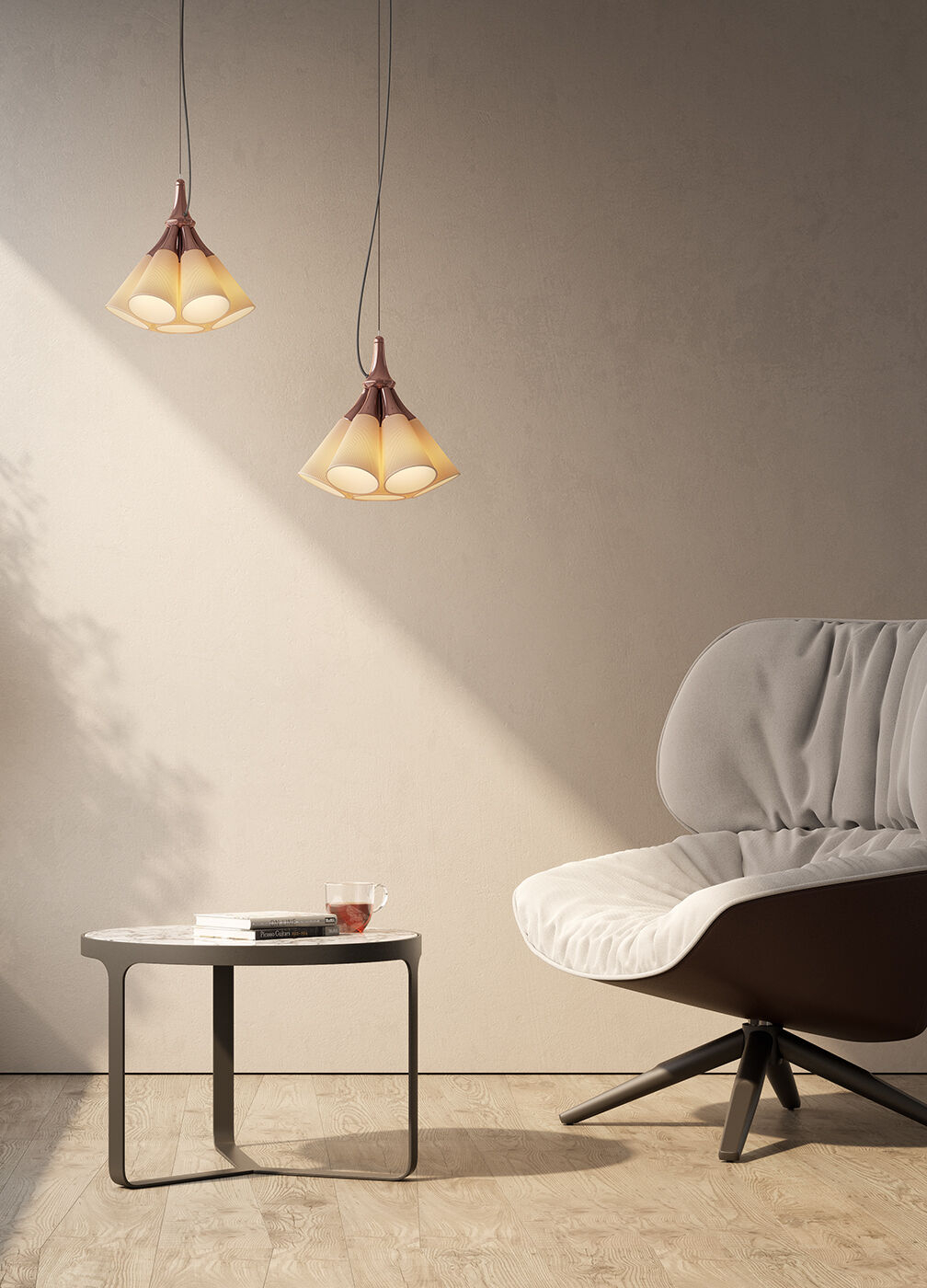 Лампа подвесная "Jampz Hanging Lamp. Black" Lladro