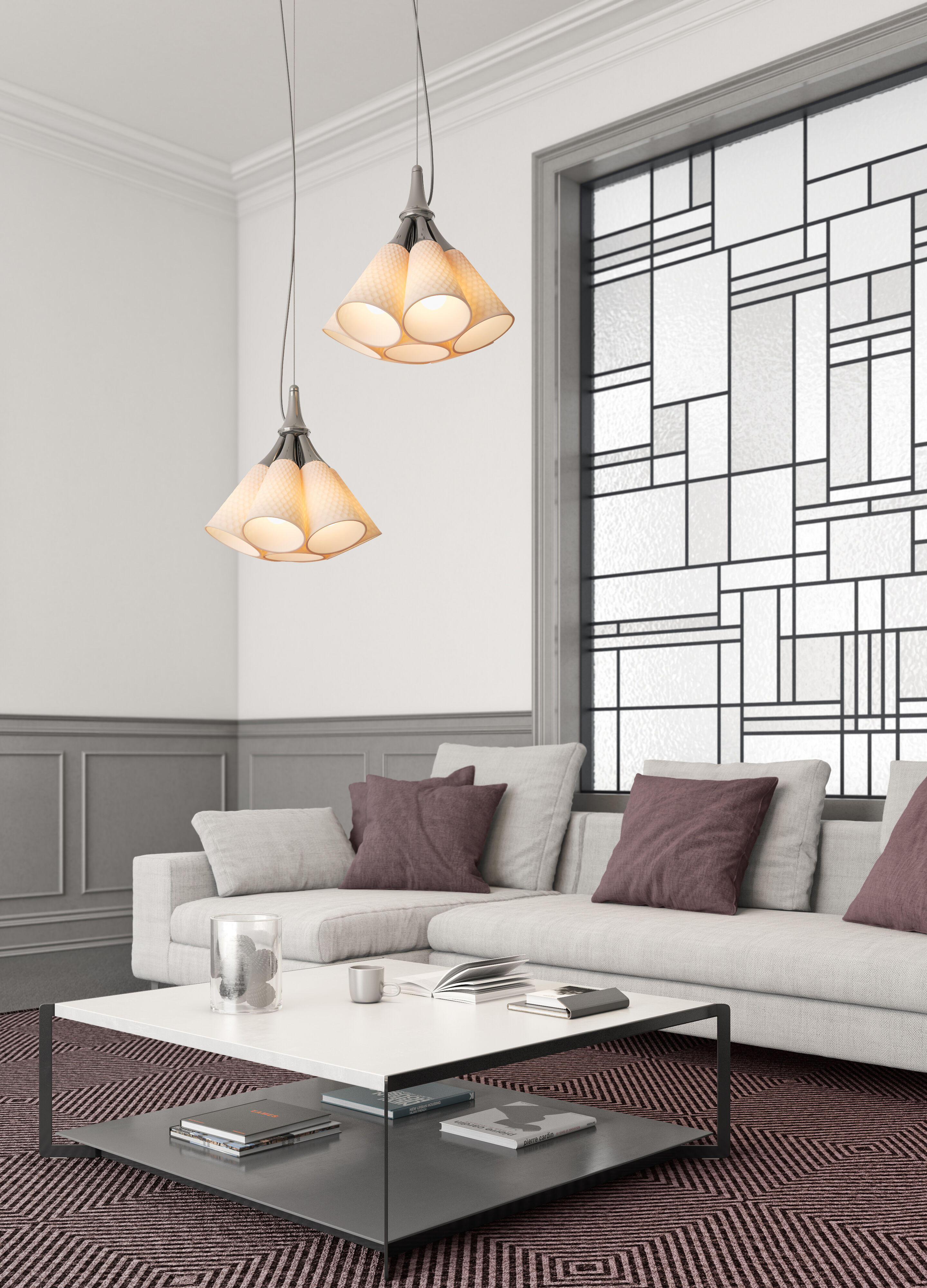 Лампа подвесная "Jampz Hanging Lamp. Black" Lladro