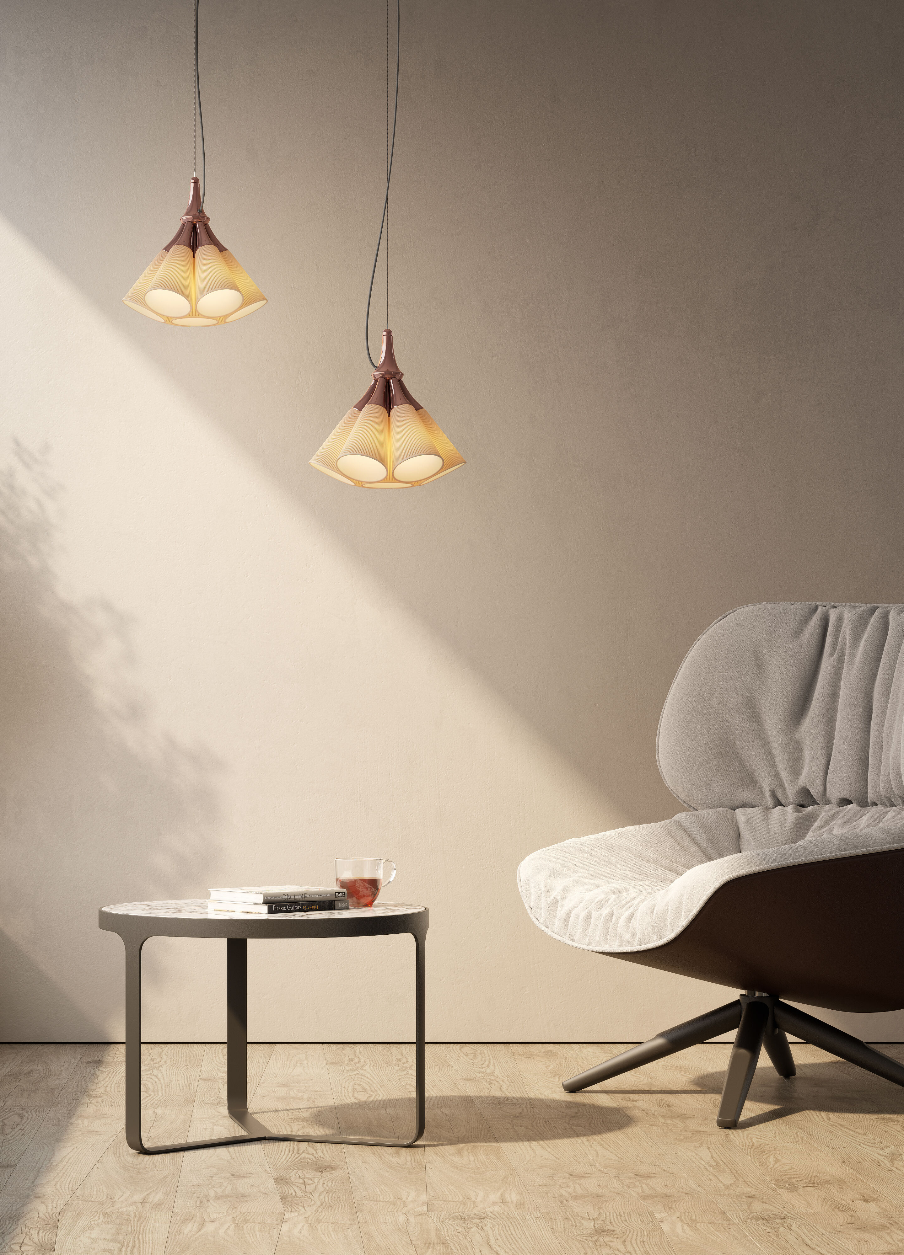 Лампа подвесная "Jamz Hanging Lamp.Copper" Lladro