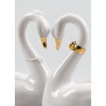 Статуэтка "Сердце белых лебедей" Lladro