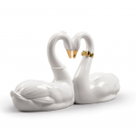 Статуэтка "Сердце белых лебедей" Lladro