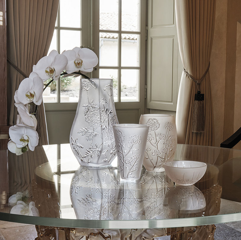 Ваза для цветов "Ombelles" Lalique