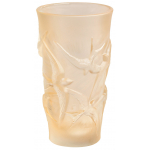 Ваза для цветов золотая "Hirondelles" Lalique