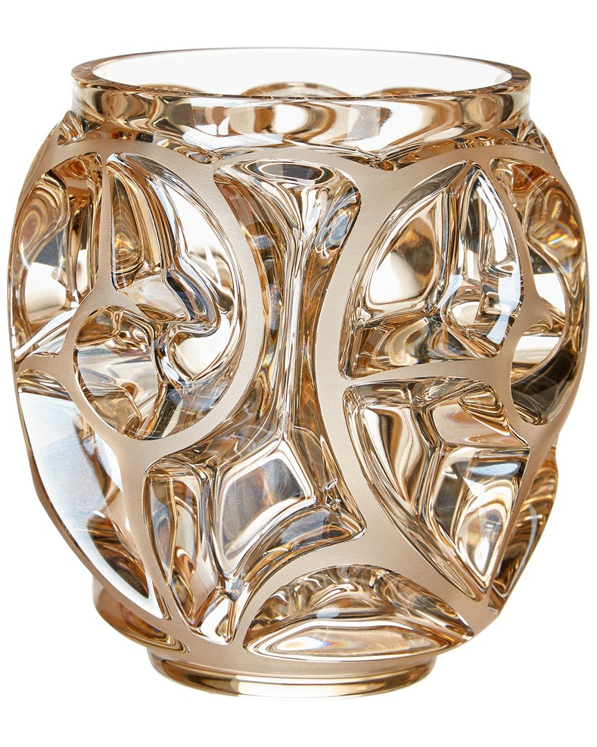 Ваза для цветов золотая (малая) "Tourbillons" Lalique