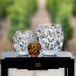 Ваза для цветов золотая (малая) "Tourbillons" Lalique