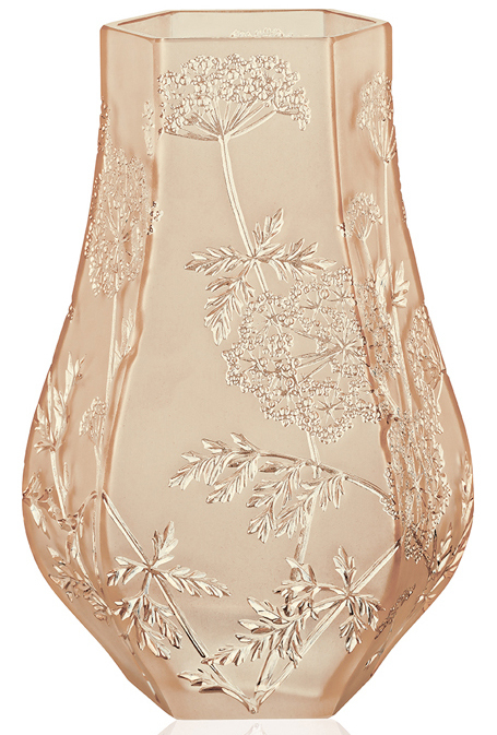 Ваза для цветов золотая "Ombelles" Lalique