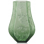 Ваза для цветов зелёная "Ombelles" Lalique
