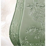 Ваза для цветов зелёная "Ombelles" Lalique